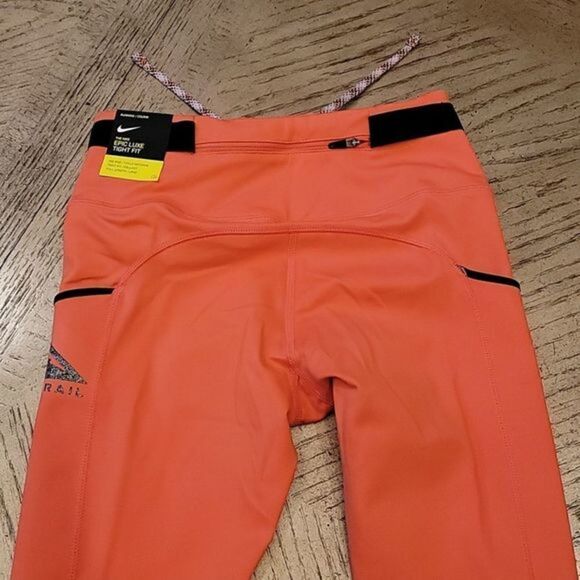 Nike Epic Luxe Women's mid rise trail running legging NWT size S🧡 - Picture 9 of 12